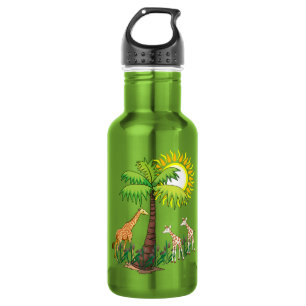 Giraffe Family 532 Ml Water Bottle