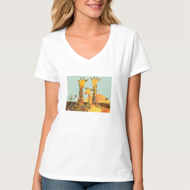 Giraffe Family T-Shirt (Front)