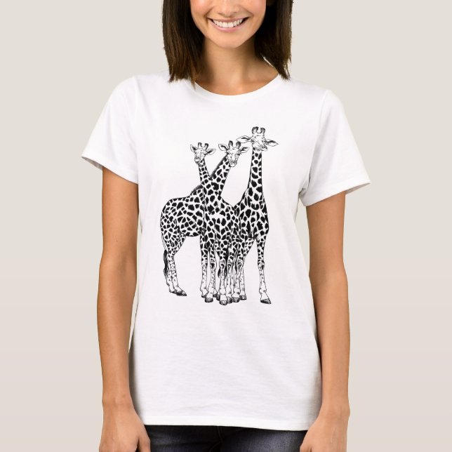 Giraffe family T-Shirt (Front)