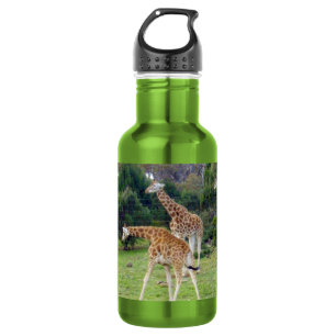 Giraffe Family Time, 532 Ml Water Bottle