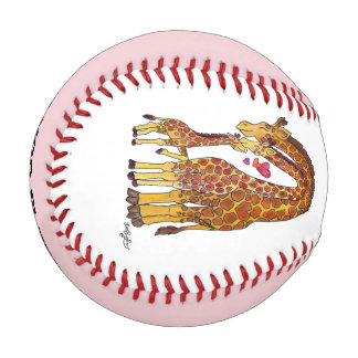 Giraffe Family Time Baseball 