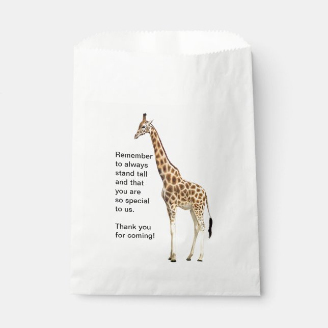 Giraffe Favour Bags (Front)