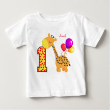 Giraffe First Birthday Party Custom