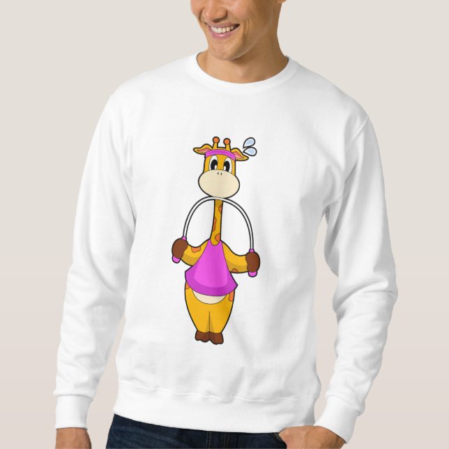 Giraffe Fitness Rope Sweatshirt (Front)