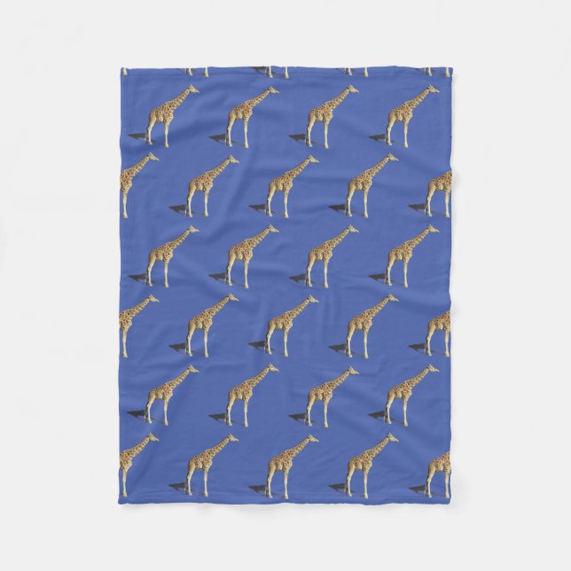 Giraffe Fleece Blanket (Front)