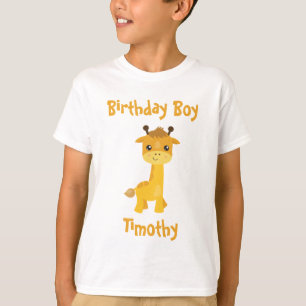 Giraffe for Birthday Boy T-Shirt