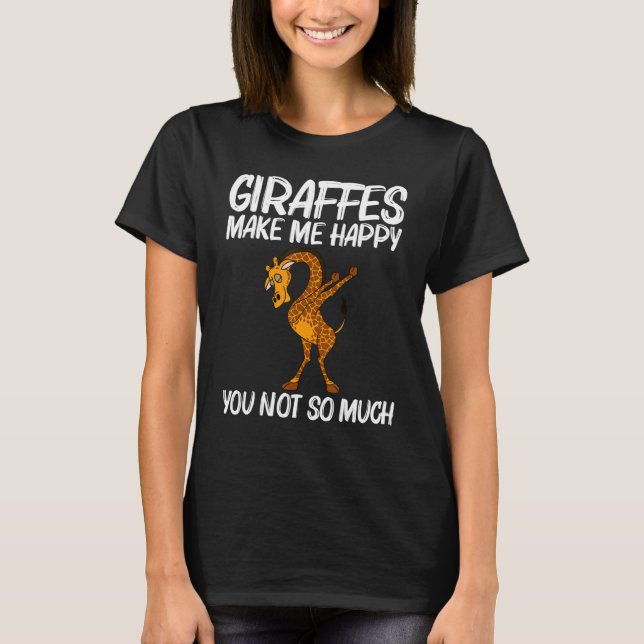 Giraffe For Men Women Safari Wild Zoo Animal 1 T-Shirt (Front)