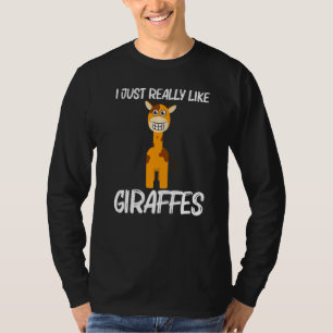 Giraffe For Men Women Safari Wildlife Animal T-Shirt