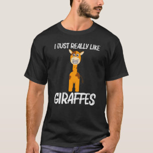 Giraffe For Men Women Safari Wildlife Animal T-Shirt
