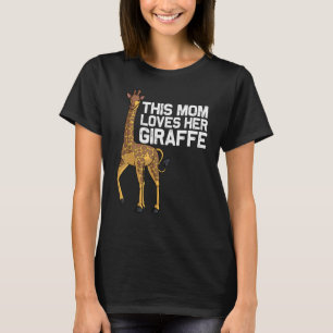 Giraffe For Mum Grandma Women Giraffe T-Shirt