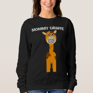 Giraffe For Women Mum Safari Wildlife Animal 1 Sweatshirt