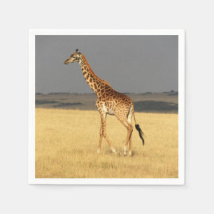 Giraffe full body Africa African Animals Napkin