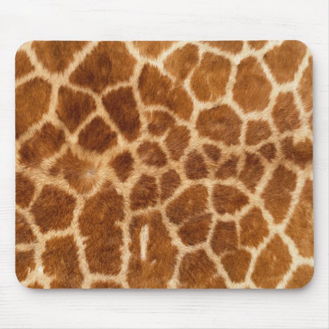 Giraffe fur mouse mat (Front)