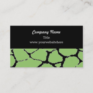 Giraffe Fur Pattern Business Card