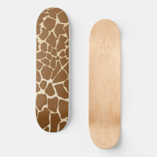 Giraffe Fur Pattern Print  Skateboard