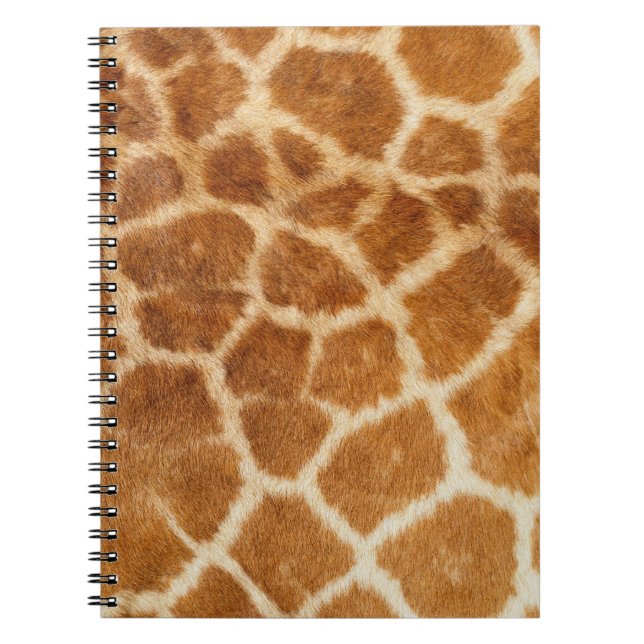 Giraffe Fur Print Notebook (Front)
