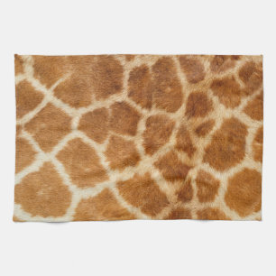 Giraffe Fur Print Tea Towel