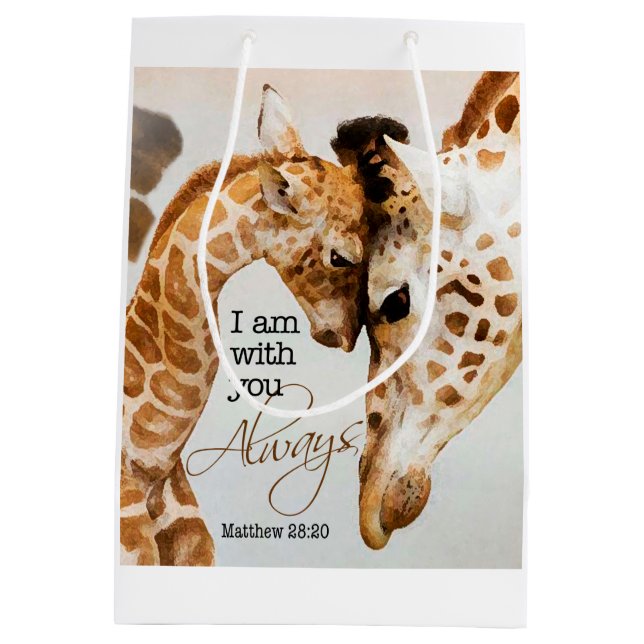Giraffe gift bag (Back)