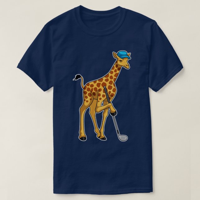 Giraffe Golf Golf club T-Shirt (Design Front)
