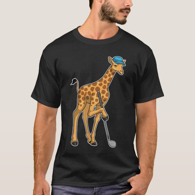 Giraffe Golf Golf club T-Shirt (Front)