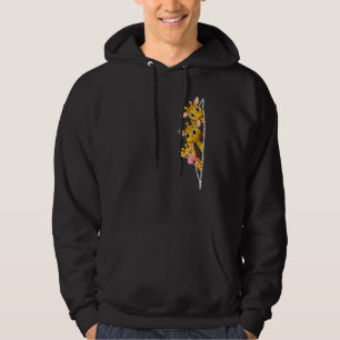 Giraffe Graphic Cute Giraffe Cool Animal 8 Hoodie