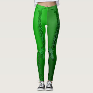 Giraffe Green Leggings