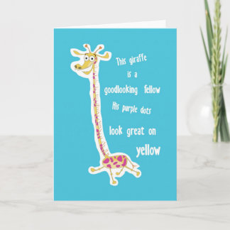 Giraffe Greeting Card