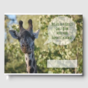 Giraffe Guest Book