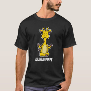 Giraffe Guruaffe Yoga Animal Yoga Position Vintage T-Shirt