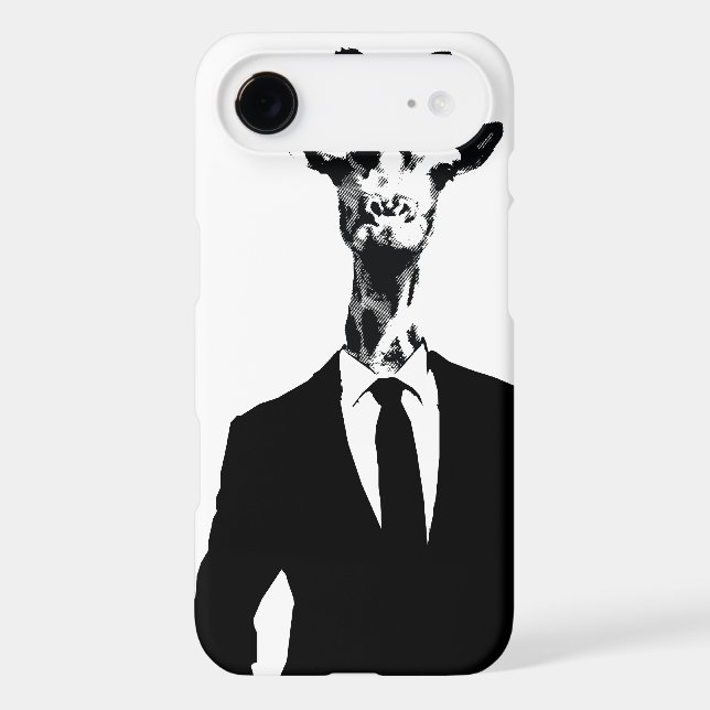 Giraffe Guy iPhone 4 & 4s Cover (Back)