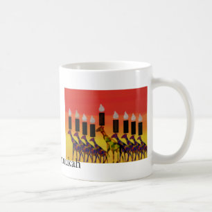 Giraffe Hannukah Menorah Mug
