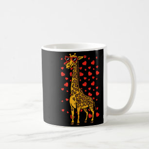Giraffe Heart Gles Cute Valentines Day Animal Love Coffee Mug