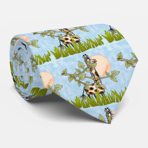 Giraffe Hiding Tie
