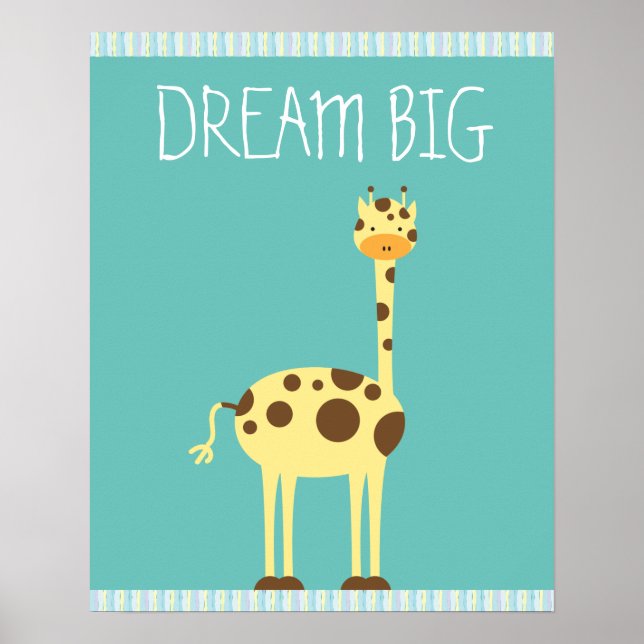 Giraffe ı Kids room Poster (Front)
