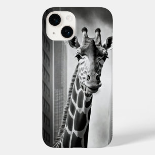 Giraffe in a Cityscape Case-Mate iPhone 14 Case