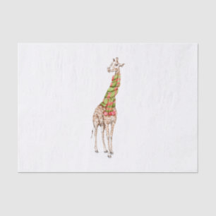 Giraffe in a Scarf Tissue Paper