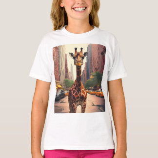 Giraffe in NYC  T-Shirt