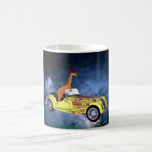 Giraffe in Space Coffee Mug