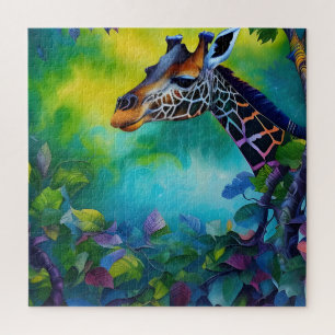 Giraffe in the trees jigsaw puzzle