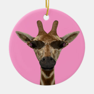 Giraffe Incognito Ceramic Tree Decoration