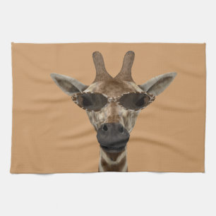 Giraffe Incognito Tea Towel