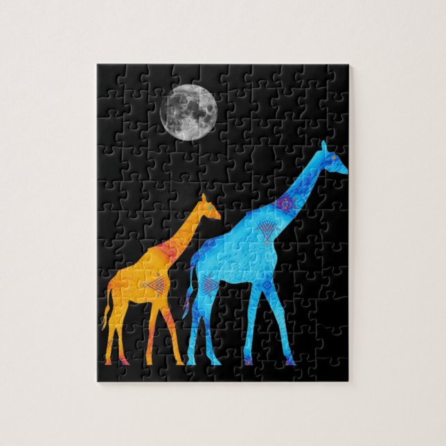 Giraffe Jigsaw Puzzle (Vertical)