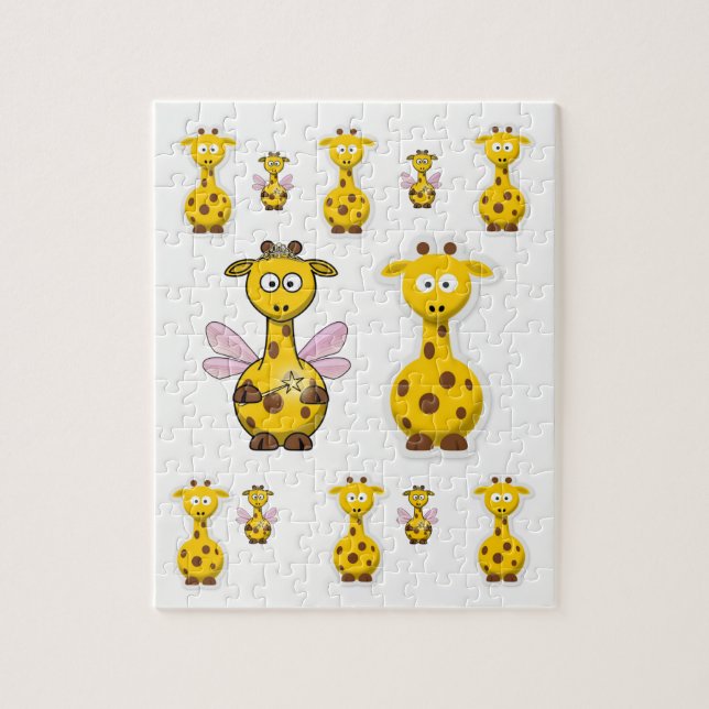 Giraffe Jigsaw Puzzle (Vertical)