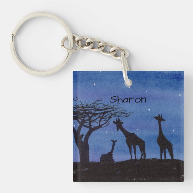 Giraffe Key Ring (Front)