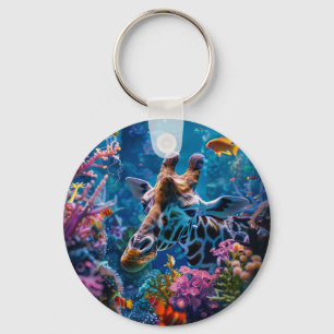 Giraffe Key Ring
