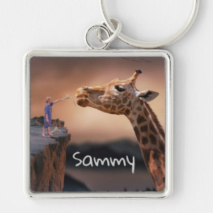 Giraffe Key Ring
