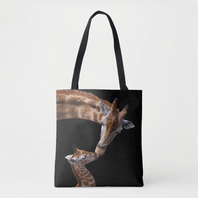 Giraffe Kisses All Over Print Bag (Front)