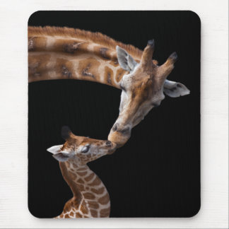 Giraffe Kisses Mousemat