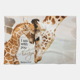 giraffe kitchen towel