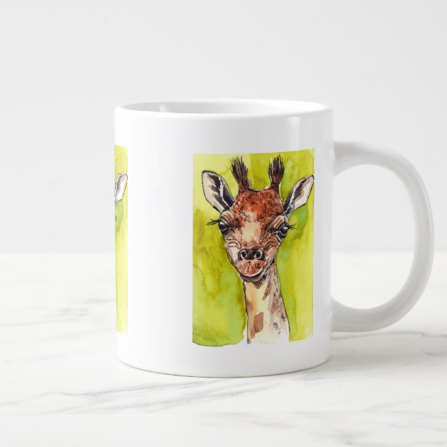 Giraffe Large Coffee Mug (Right)